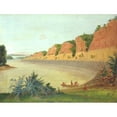 thumbnail image 2 of George Catlin 18x15 Black Ornate Wood Framed Double Matted Museum Art Print Titled - South Side of Buffalo Island, Showing Buffalo Berries in the Foreground (1832), 2 of 5