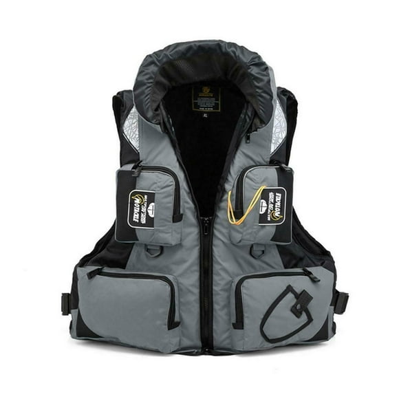 Life Jacket Safety Vest Adjustable Buoyancy for Sailing Kayak Canoeing Fishing