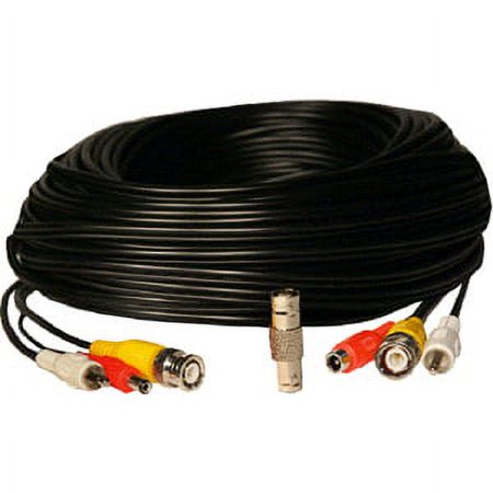Security Labs SLA42 100' Rca Audio / Bnc Video / 2.1Mmdc Power Extension Cable - Black