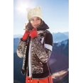 thumbnail image 5 of Lindo gorro de lana tejido con orejas de gatito para mujer, niña y niña, gorro de crochet con orejas de gato en color beige., 5 of 5