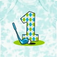 thumbnail image 4 of Inktastic Argyle Golf 1st Birthday Boys Baby Bodysuit, 4 of 5