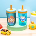 thumbnail image 2 of Vaso para sorber Zak Designs Blippi Kelso, 350 ml, acero inoxidable, 2 of 7
