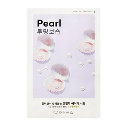 MISSHA Airy Fit Sheet Face Mask, Pearl (Best Sheet Mask Brand)