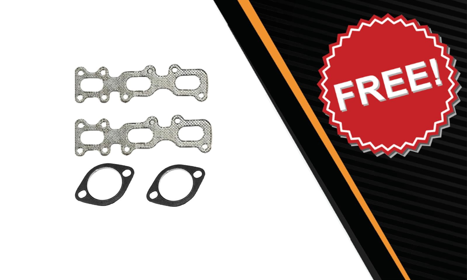 Northeastern Exhaust | EPA Approved | Stainless Steel | Pair of Manifold Converter fits: 2013-2019 Edge, Explorer, Flex, Taurus 3.5L- Direct-Fit | Includes Gasket