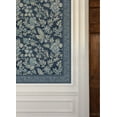 thumbnail image 3 of Chesapeake Carved Floral Blue Trim Wall Border, 3 of 4
