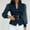 Dark Blue, variant on Womens T Shirts V Neck Long Sleeve Solid Lace Yoke Tee Soft Women Blouses Dark Blue XL