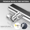 thumbnail image 3 of 3 in 1 Large‑Scale 360° Waterfall Kitchen Faucet Touch‑Controlled Swivel Spout with Extender Zinc Alloy Chrome Finish Modern Sink Faucet for Fruit Vegetable Washing, 3 of 6