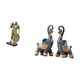 thumbnail image 5 of Figura decorativa de escritorio, estatua de caballero, escultura de , adorno animal, artesanía de resina, ideal para el hogar, la oficina, el, 5 of 8