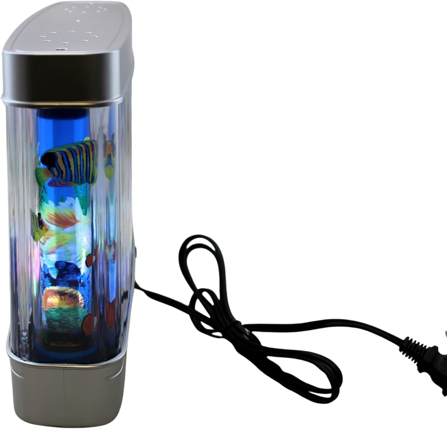 Realistic Moving Tropical Fish Aquarium Lamp – Soothing Night Light for Home, Bedroom, and Living Room Décor – 110V USA