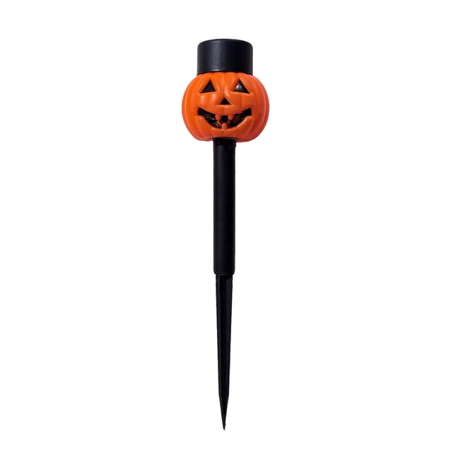 Lámpara Decorativa de Jardín para Halloween | Calavera con Forma de Calavera, Funciona con Energía Solar y Se Enchufa Al Suelo | Estilo Espeluznante, Led de Bajo Consumo, Resistente Al Agua | 1 Unida