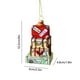 thumbnail image 3 of Set de adornos de cristal navideño | Muñeco de nieve y diseño de árbol | Decoración de casas navideñas | Coleccionable festivo artesanal | Centro de mesa elegante de 9,8 cm | Escaparate | Caja de, 3 of 6