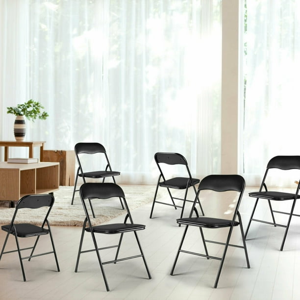 Veryke Folding Chairs Set of 10, Commercial Foldable Chairs, Outdoor