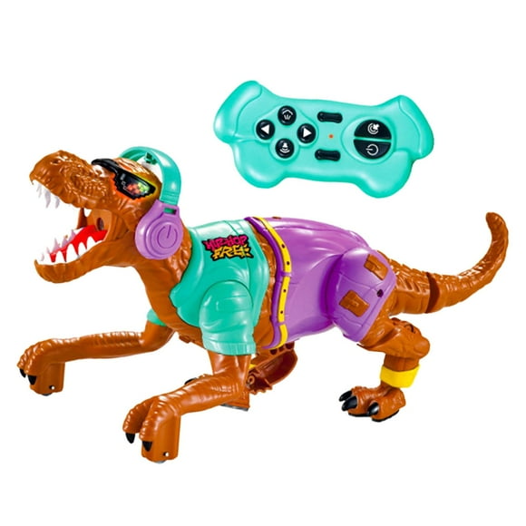RC Walking Dino Electric Dino Robot Toy Juguete Interactivo con Música, Control Remoto Juguetes de Dinosaurio, Dinosaurio RC para Niños Niñas