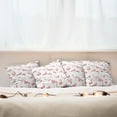 thumbnail image 4 of Ambesonne Flamingo Throw Pillow Cover 4 Pack, Exotic Birds Pattern, 18", Pale Pink Coral, 4 of 5