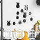 thumbnail image 4 of Billuyoard Pegatina de Pascua forma de huevo acrílico pared calcomanía Festival decoración espejo pared Paster Diy 3d pegatinas decorativas Kits de decoración para fiestas plata JM626 Billuyoard HA003777-01, 4 of 6