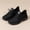 Matte Black, variant on Women's Lightweight Knit Casual Walking Shoes, Breathable Non-Slip Comfort Sneakers, Black