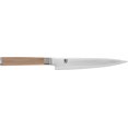 thumbnail image 1 of Shun Classic Blonde 6" Utility Knife, Handcrafted Japanese Kitchen Knife, VG-MAX Core with Damascus Stainless Steel Cladding, Pakkawood Handle, Precision and Sharpness for Professional and Home Chefs, 1 of 7