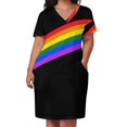 thumbnail image 2 of Vestido de rayas con bolsillos sueltos, vestidos largos con velo, vestido de fiesta 2025, vestidos, 2 of 6