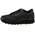 thumbnail image 5 of Reebok Classic Leather Big Kids' Shoes Black 50148, 5 of 7