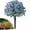 Blue, variant on Djiypn 2 Pack Artificial Topiary Boxwood Ball Trees with Ground Spike, 24'' Faux Shrubs Fake Brush Plants Flowers Greenery for Indoor Front Porch Garden Outdoor Decoration, Yellow
