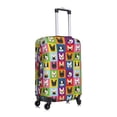 thumbnail image 3 of Uemuo Colorful Bulldog Printed Washable Luggage Cover - Fashion Suitcase Protector Fits 18-32 Inch Luggage -Medium, 3 of 9