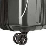 DELSEY PARIS Helium Aero 31 Large Checked Hardside Expandable Spinner Luggage, Brushed Metal
