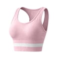 thumbnail image 7 of Yxbdin Wireless Sports Bras for Women Padded Longline Racerback Bra Comfortable Full Coverage Gentle Lift Support Bras for Yoga Athletic Fitness, 7 of 7
