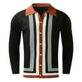 thumbnail image 3 of Vedolay Men's Cardigan Sweater Long Sleeve Oversized Open Front Sweaters Coat 2023 Black,M, 3 of 4