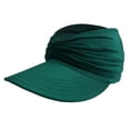 thumbnail image 2 of TOPTIE Sun Visor Hat Wide Brim Foldable Elastic Hat Quick-Dry-Dark Green, 2 of 6