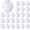White, variant on Hasako 24 Pack Practice Golf Balls 42 mm Limited Flight Plastic Golf Training Airflow Hollow Ball for Driving Range Swing Practice Backyard Indoor Outdoor Home