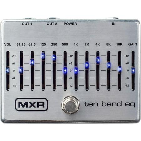 Dunlop MXR M108S Ten-Band Graphic EQ Guitar Pedal (Best Guitar Pedal Brands)