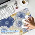thumbnail image 4 of Long Mouse Pads for Desk,Pioneer Flower Floral Print Pattern Desk Mats on Top Of Desks, Desk Mouse Pad Extra Large with 3mm Non-Slip Base and Stitched Edge for Gaming,Office,Work,Home 31.5"x11.8", 4 of 6