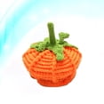 thumbnail image 2 of Regalos de Halloween, gorro de calabaza para niños, gorro tejido a mano, otoño invierno, para niño y niña (naranja), 2 of 5