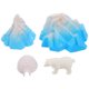 thumbnail image 3 of 4 mini iglús de juguete realistas, casas de hielo, figuras árticas, juguetes, mini oso blanco para niños y niñas, casa de muñecas, micropaisaje, decoración, 3 of 7