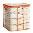 thumbnail image 5 of Gnmfd PVC Transparent Clothing Storage Bag Large Capacity, Damp-Proof Organizer for Quilts, Sweaters, Toys, Down Jackets, Closet, Under Bed Storage, Home Storage Bins with Lids, 5 of 7
