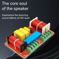 thumbnail image 3 of 250W 3 Way 1 Treble 2 Bass High Low Frequency Divider for Speaker Crossover Frequency Divider with Switches Adjustable, 3 of 7