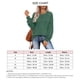 thumbnail image 1 of Top de manga larga para mujer, jersey con botones y cuello redondo, blusa informal holgada de manga larga para mujer, verde oscuro S, 1 of 6