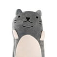 thumbnail image 4 of Adorable Large Stuffed Animal Plush Huggable Cat Pillow for Kids  (18" x 6")- Grey, 4 of 6