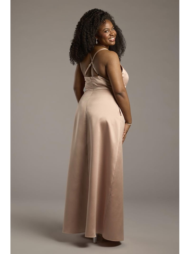 strapless open back dress AL1142 main image 1