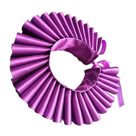 Ruffled Neck Collar Vintage Lace Neck Ruff Clown Costume Accessories