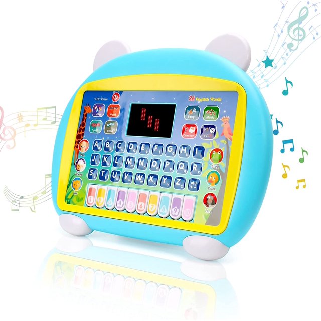 Tabletas para niños Niñas Niños Juguetes Niños Bebés Portátiles Juguetes educativos de aprendizaje Juegos Adecuados para niños de 1 2 3 años Niñas