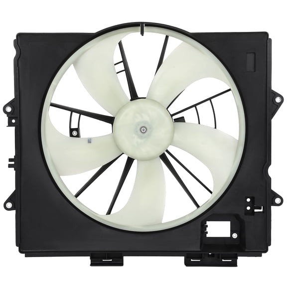 ECCPP Engine Radiator Cooling Fan Assembly 2-Pin Single Fan for Cadillac for CTS 2009-2014 for Cadillac for SRX 2009 620-567,622930,674-00969,GM3115253