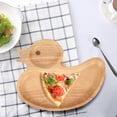thumbnail image 3 of Plato para servir, bandeja de madera para servir con forma de pato, plato de madera para niños, durabilidad probada en el tiempo, 3 of 9