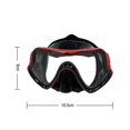 thumbnail image 4 of Professional Scuba Diving Mask Snorkeling Set Silicone Anti-fog Goggles Glasses Swimming Pool Equip, 4 of 5