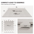 thumbnail image 3 of Alfombrilla de gimnasio AIRHOP de espuma EVA de 30 x 30 cm de grosor, 18 unidades, 3 of 7