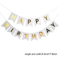 thumbnail image 2 of Crea decoraciones mágicas con helio para tu día especial. Banner de cumpleaños blanco y 5 globos de confeti, 2 of 7