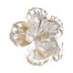 thumbnail image 2 of 2 piezas de flores artificiales navideñas, adorno para , flores navideñas con purpurina DIY, flores decorativas para ramo de corona, 2 of 7