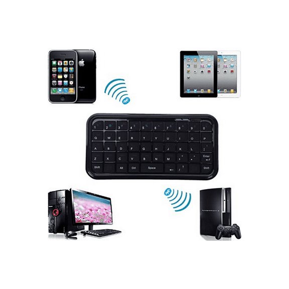 Mini Travel Size Bluetooth 3.0 Wireless Pocket Keyboard for PS3, Tablets and Smartphones