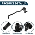 thumbnail image 4 of Manguera del radiador Unique Bargains Manguera de calefacción del radiador Manguera de salida del radiador No.11537603512 para BMW 320i 2013-2016 Tubo de refrigerante de goma Negro 1 Pc, 4 of 6
