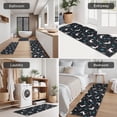 thumbnail image 5 of Black Cartoon Unicorn Moon Star Pattern Kitchen Rugs Sets Of 3,Kitchen Runner Rugs Non Skid Washable,Decorative Kitchen Floor Mats for Kitchen,Sink,Laundry,17"x30"+ 17"x47" + 17"x59", 5 of 6